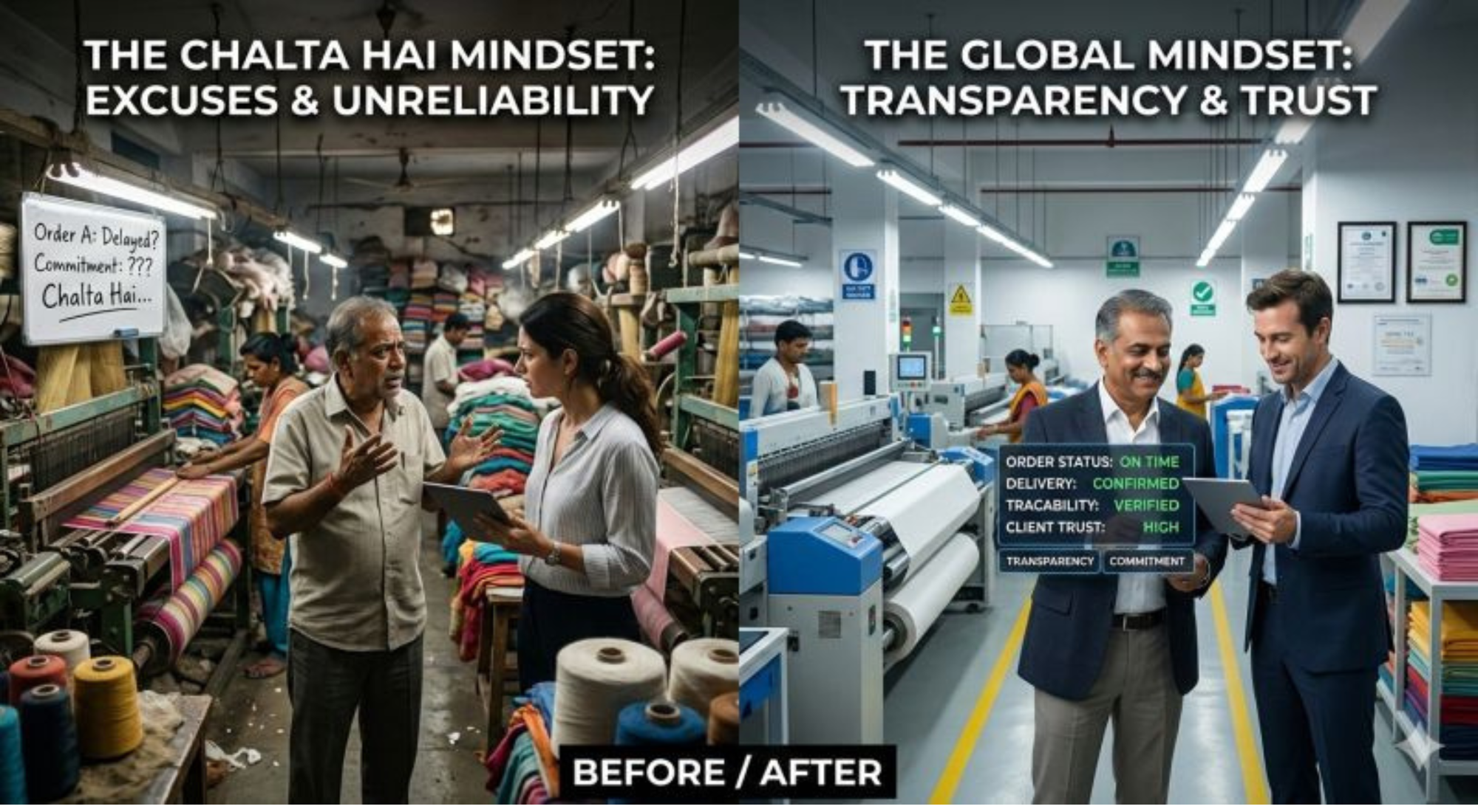 The Chalta Hai Tax: Why Indian Textile SMEs Are Failing the Global Trust Test